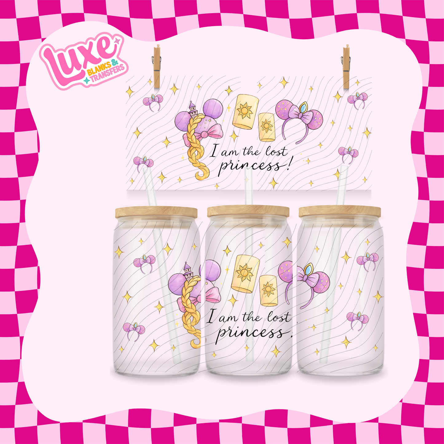 The Lost Princess | 16oz UV DTF Wrap | #1673