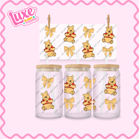 16oz UV DTF Wrap | Win Bows Yellow | #2152