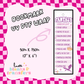 Bookmark UV DTF Wrap (#D01)