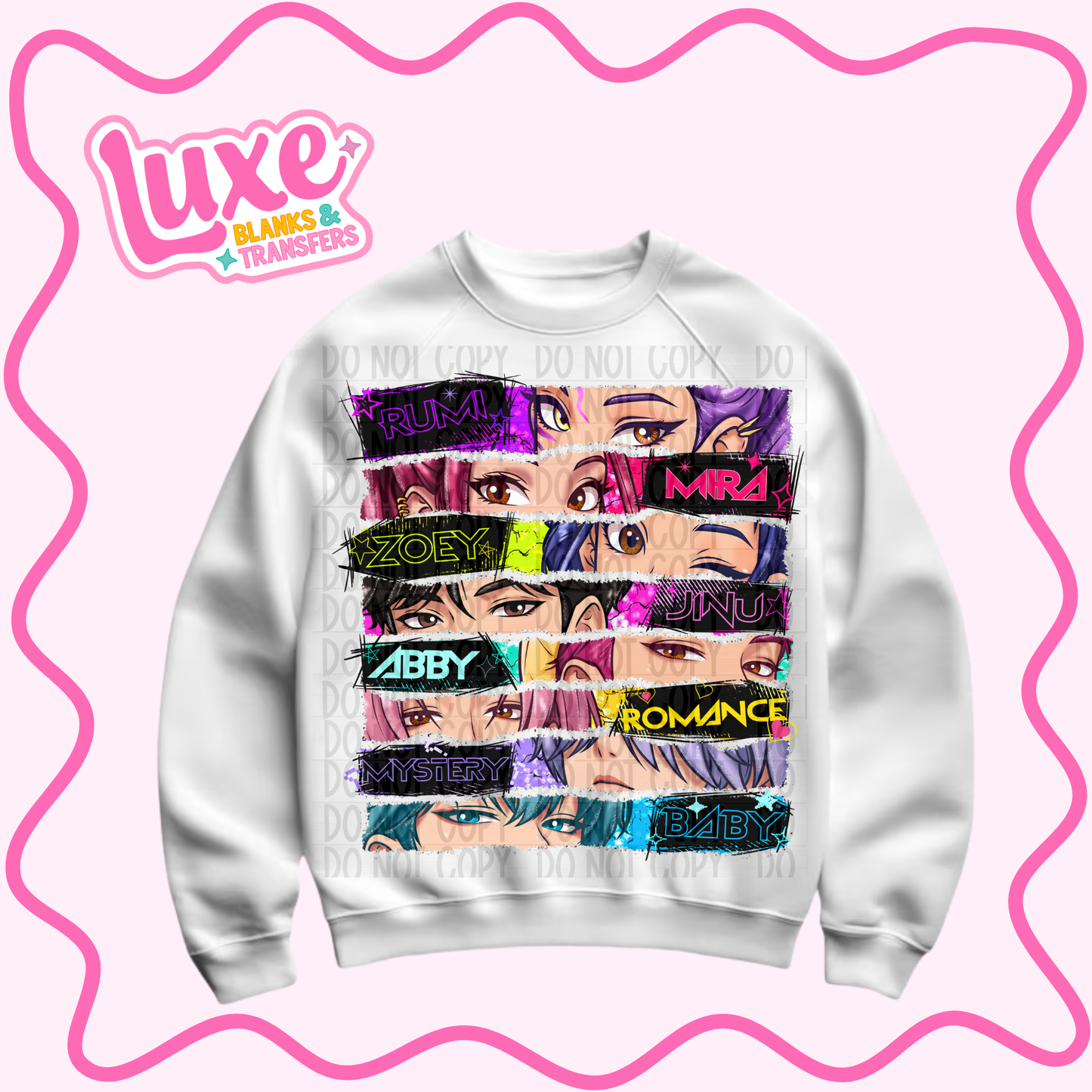DTF Heat Transfer | K-Pop Characters | #1327