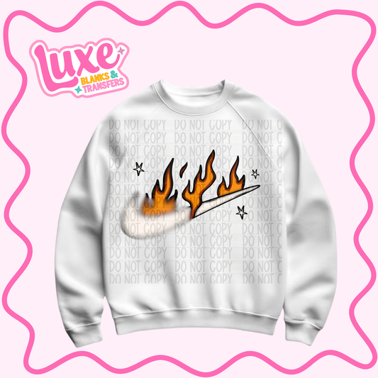 DTF Heat Transfer | Swoosh Flame | #1285