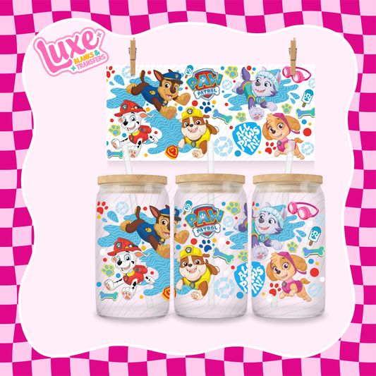 Paw Show Cartoon | UV DTF Wrap | #1179