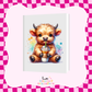 Cow #10 A5 Journal UV DTF Transfer (#A53)