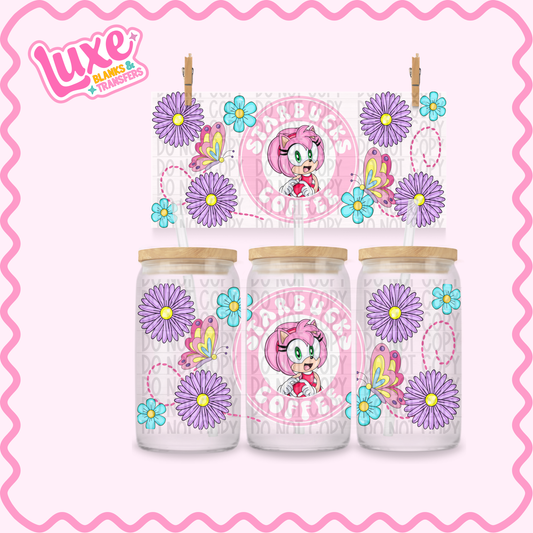 16oz UV DTF Wrap | Starby Pink S0nic | #2455