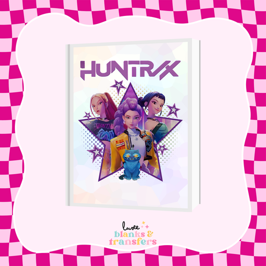 K-Pop Demon Hunters A5 Journal UV DTF Transfer (#A05)