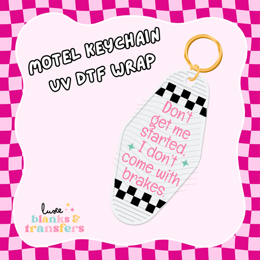 Motel Keychain UV DTF Wrap (#C05)
