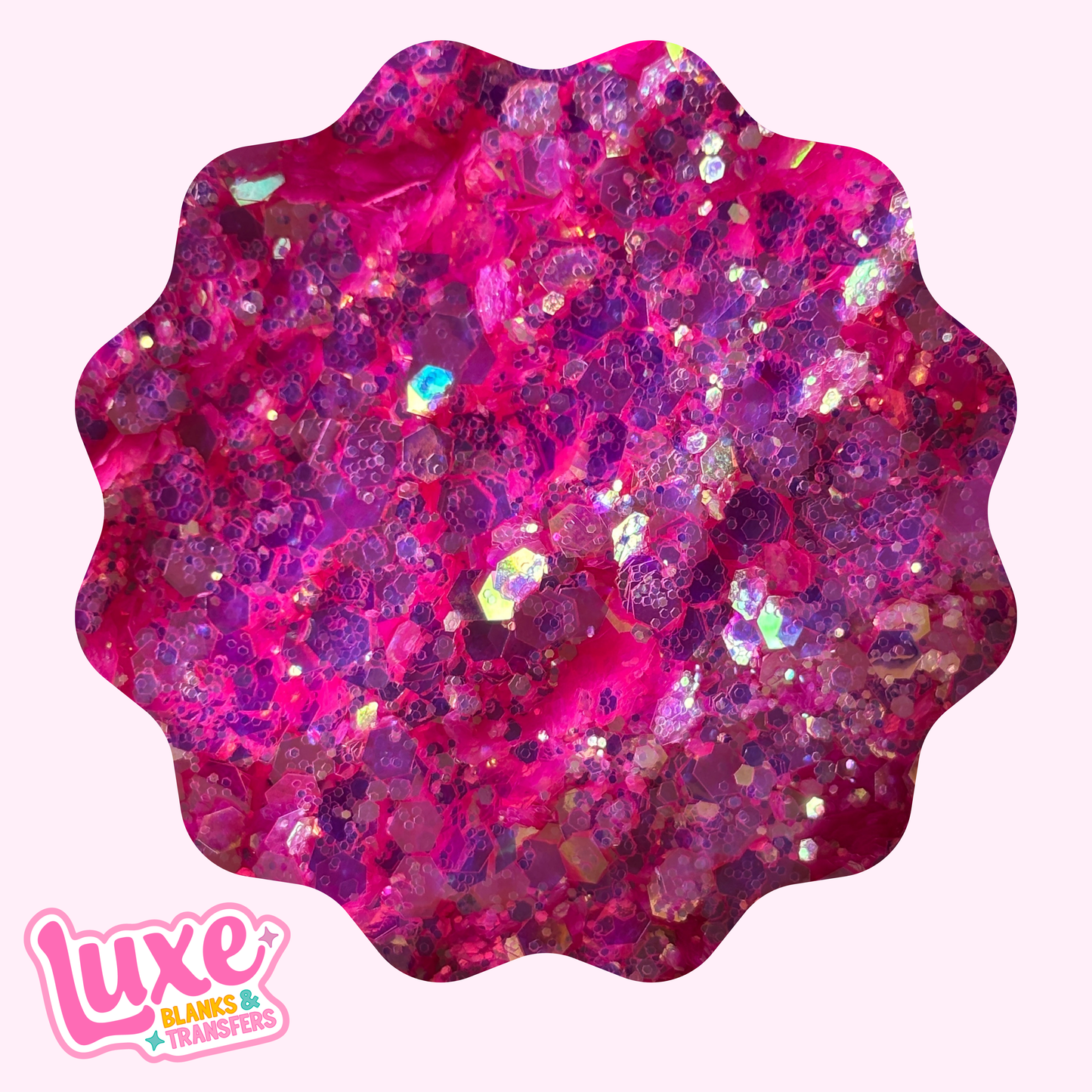 "Pink Cloud" Chunky Mix Glitter