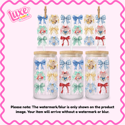 16oz UV DTF Wrap | Princ3ss Bows | #1921