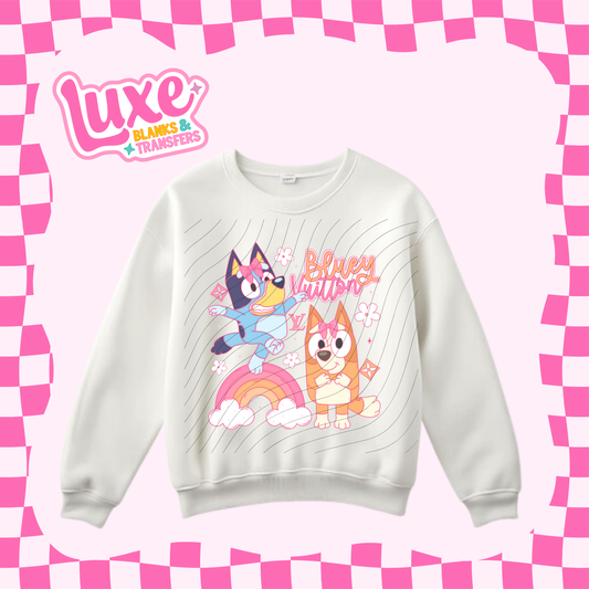 DTF Heat Transfer | Blue Show Boujee | #303