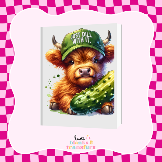 Cow #11 A5 Journal UV DTF Transfer (#A54)