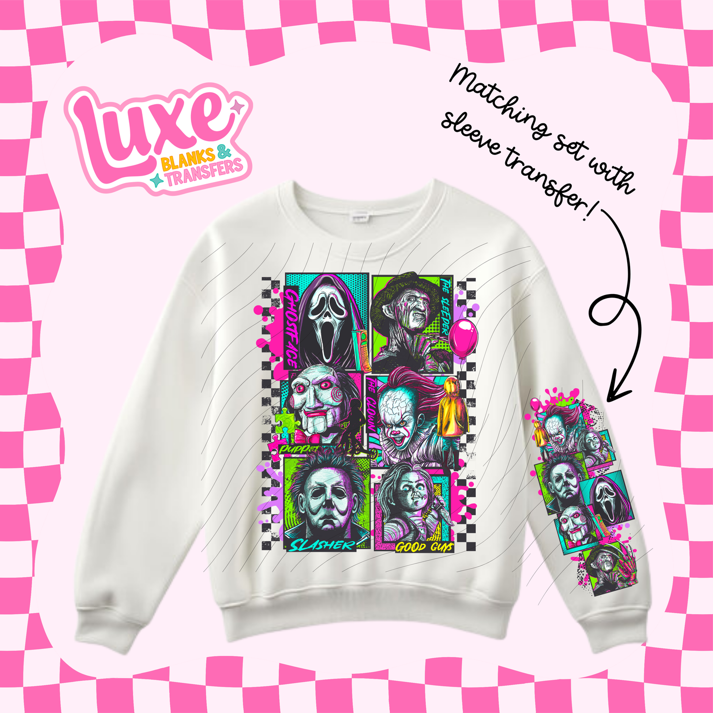 DTF Heat Transfer | Horror Squad #59 | READY TO SHIP