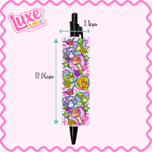 UV DTF Pen Wrap | Dino | #60