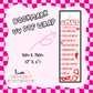 Bookmark UV DTF Wrap (#D03)