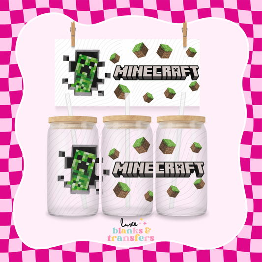 Kids Mining Game Style 2 UV DTF Wrap (#681)
