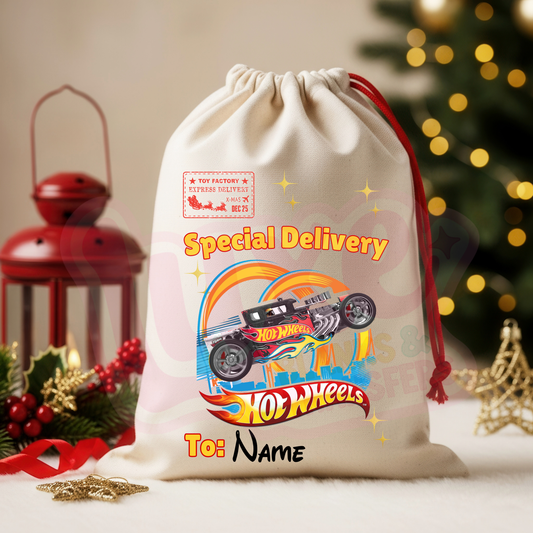 Hot Car | Santa Sack DTF Heat Transfer | #61