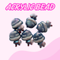 Flatback Acrylic Bead | Captian