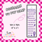 Bookmark UV DTF Wrap (#D05)