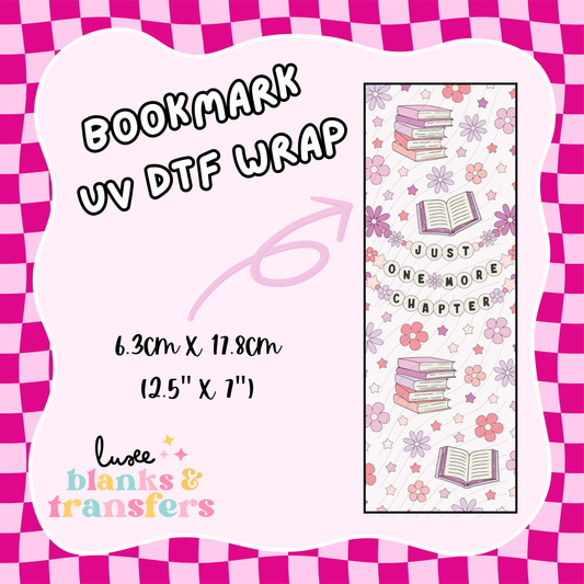 Bookmark UV DTF Wrap (#D06)