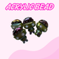Flatback Acrylic Bead | Green