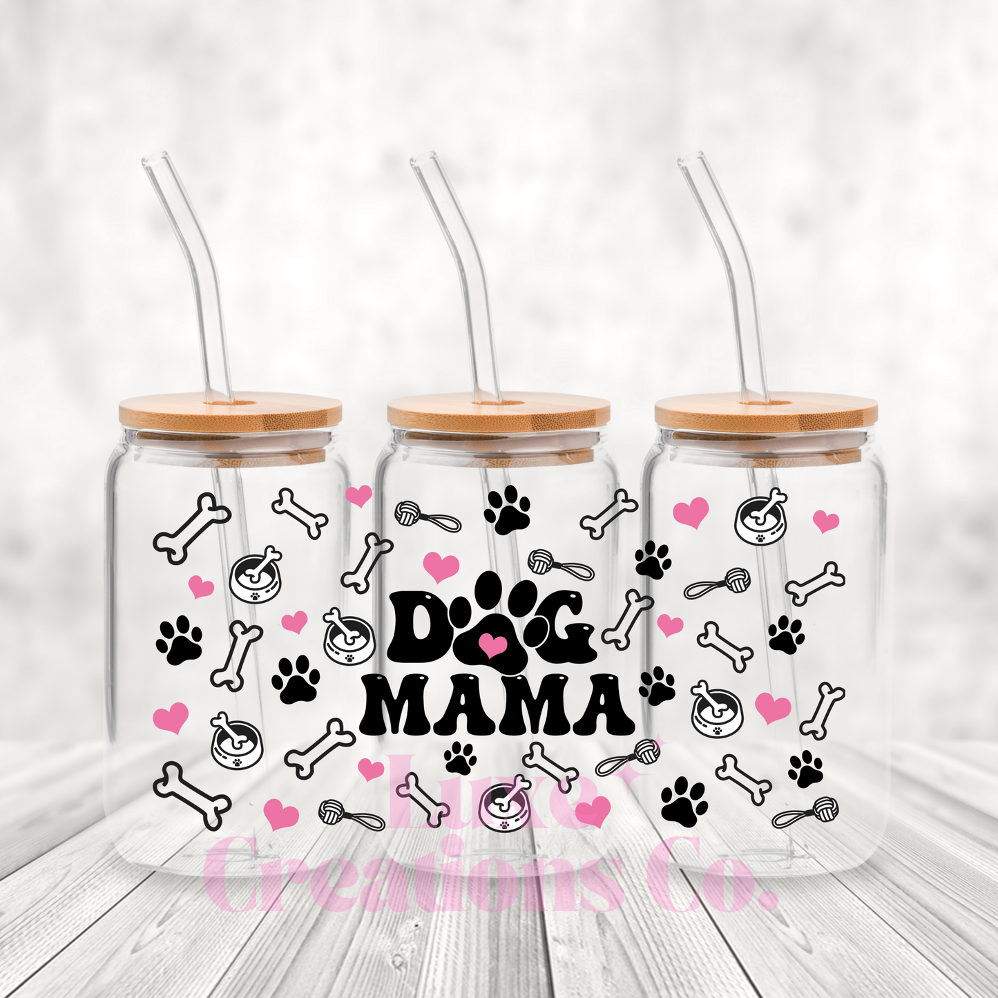 Dog Mama UV DTF Wrap (#37)