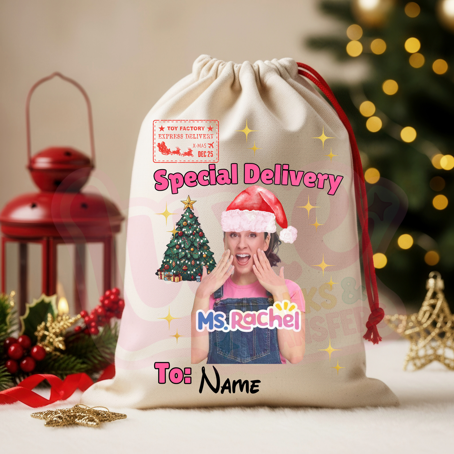 Ms.R 2 | Santa Sack DTF Heat Transfer | #64