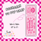 Bookmark UV DTF Wrap (#D09)
