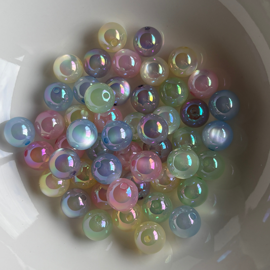 16mm Pastel Acrylic Bead (10pcs)