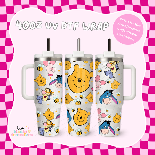 Win Faces 40oz UV DTF Wrap (#B66)
