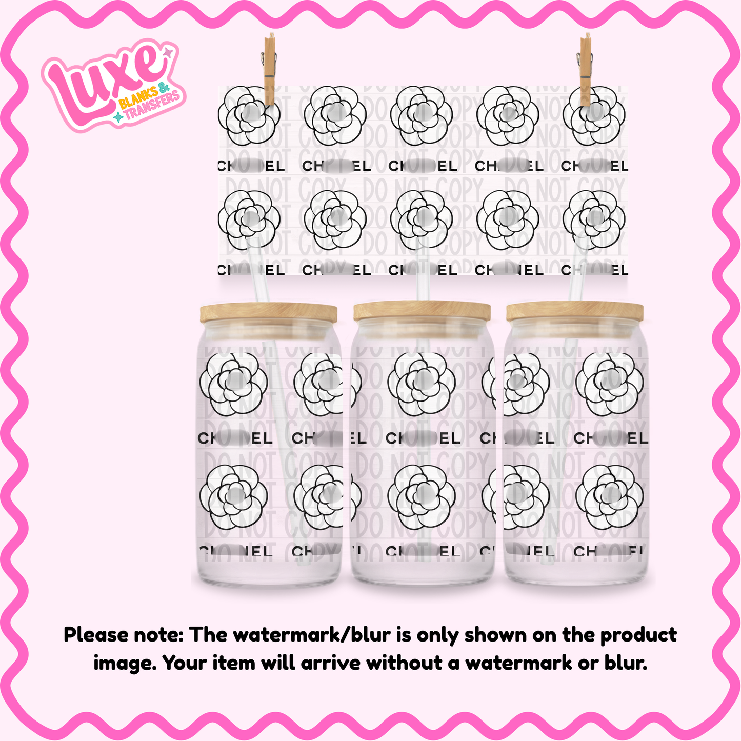 16oz UV DTF Wrap | C/C Flower Mini | #2025