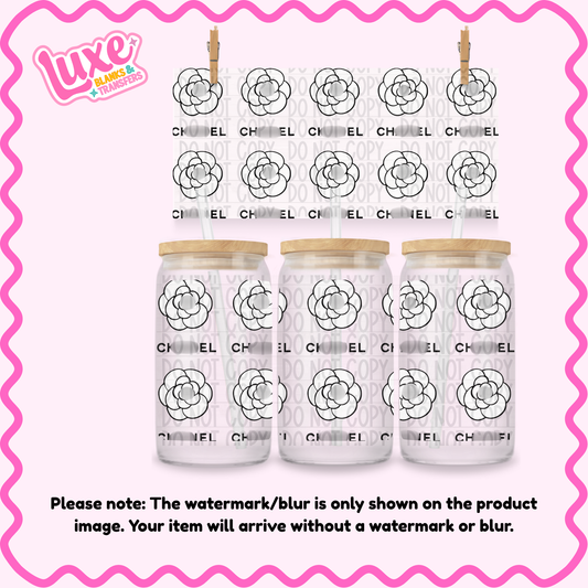 16oz UV DTF Wrap | C/C Flower Mini | #2025