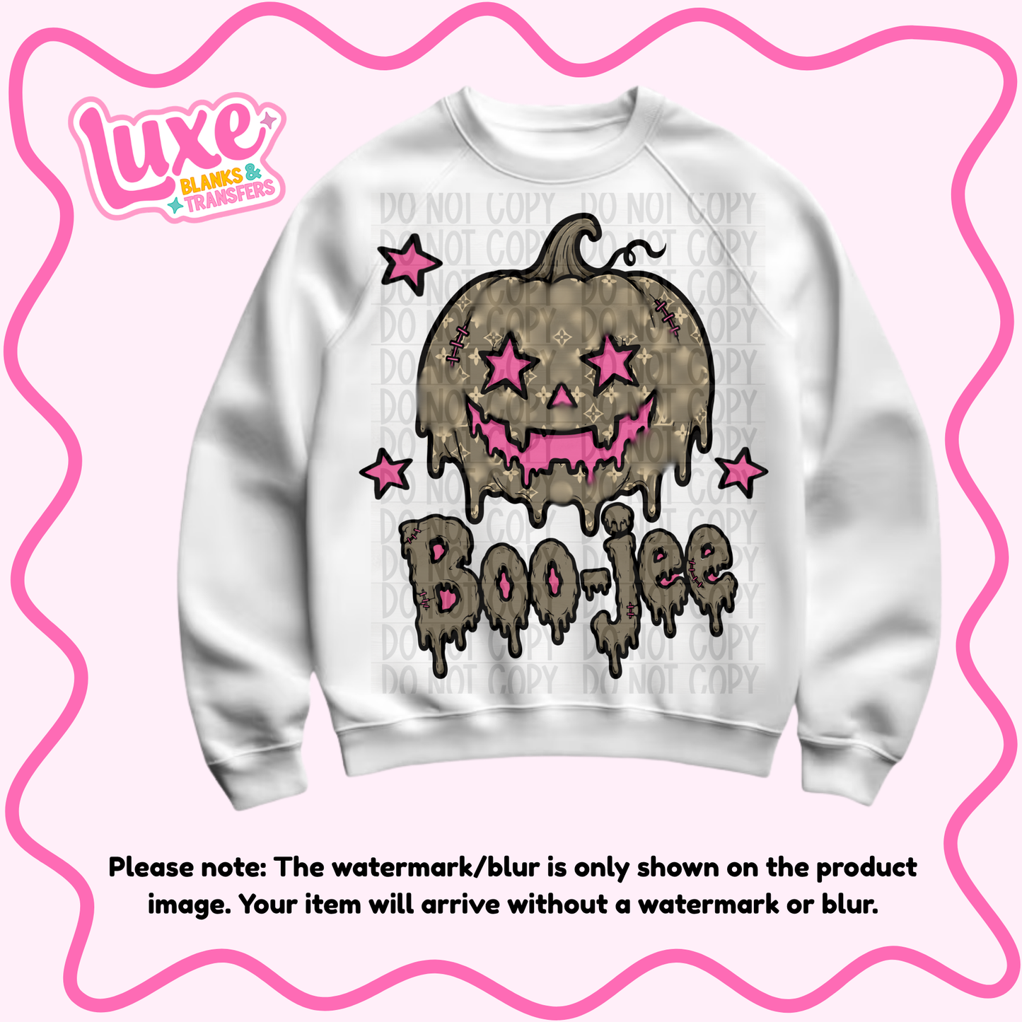 DTF Heat Transfer | B00-Jee Halloween | #1335