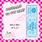 Bookmark UV DTF Wrap (#D10)