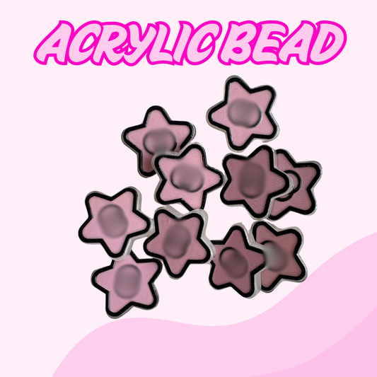 Flatback Acrylic Bead | GG