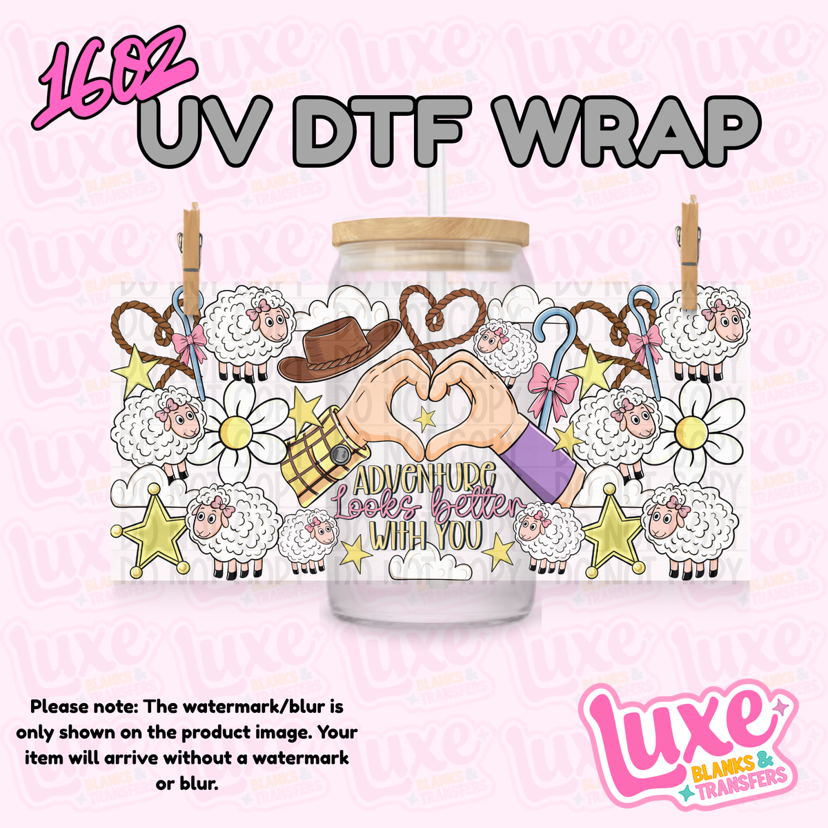 16oz UV DTF Wrap | Adventure T0ys | #4378