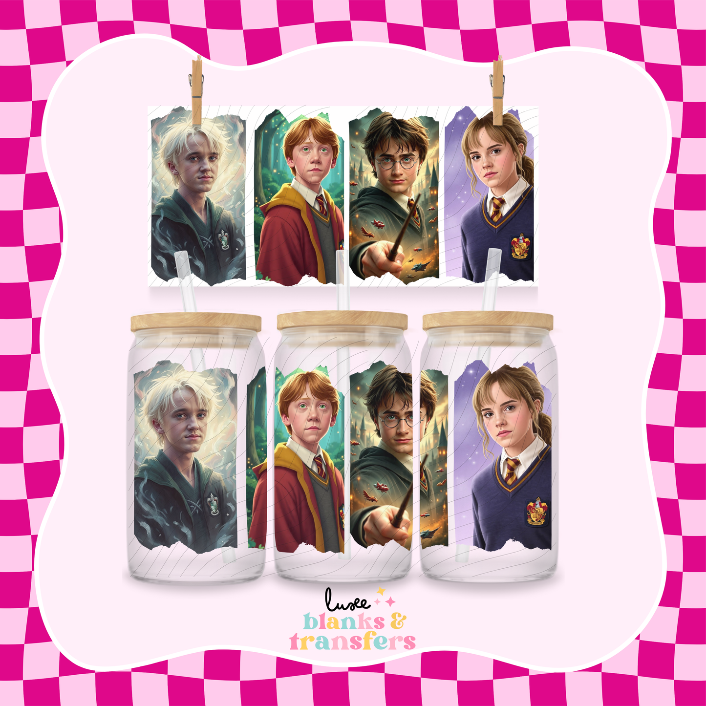 HP Wizard Characters UV DTF Wrap (#670)