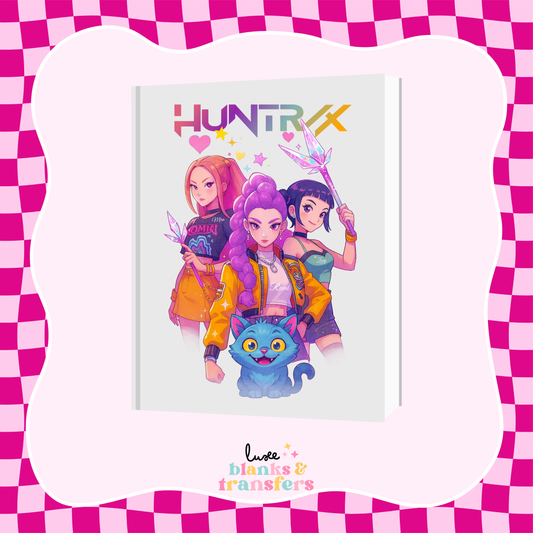 K-Pop Demon Hunters #2 A5 Journal UV DTF Transfer (#A06)