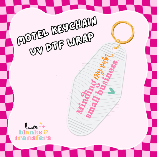 Motel Keychain UV DTF Wrap (#C06)