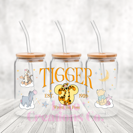 Tigger Character UV DTF Wrap (#05)