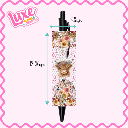 UV DTF Pen Wrap | Highland 2 | #06