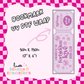 Bookmark UV DTF Wrap (#D13)
