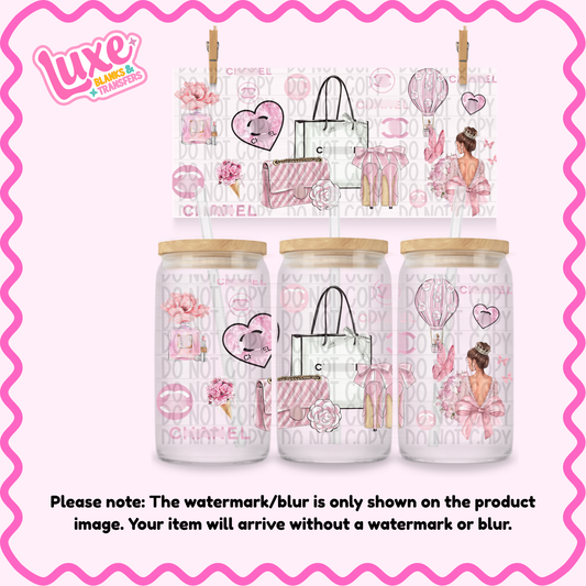 16oz UV DTF Wrap | C/C Pink | #2027