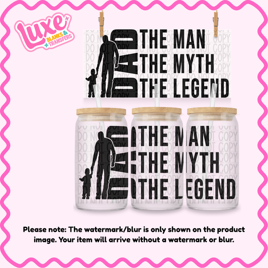 16oz UV DTF Wrap | Dad | #3914