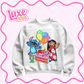 DTF Heat Transfer | Blue Alien Bday | #801