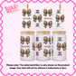 16oz UV DTF Wrap | C/C Leopard Bow | #2035