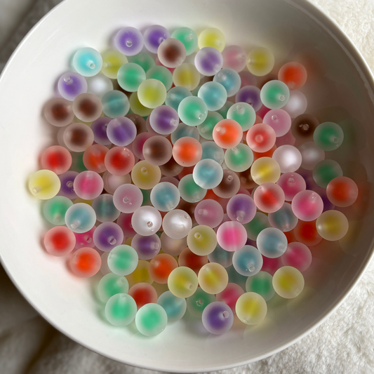 16mm Frosted Acrylic Bead (10pcs)