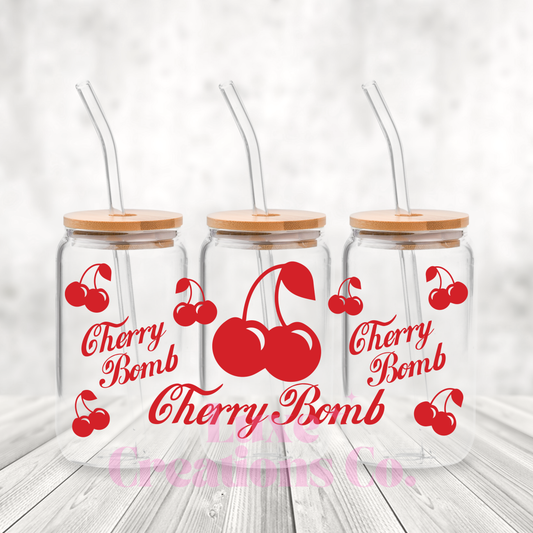 Cherry Bomb UV DTF Wrap (#108)