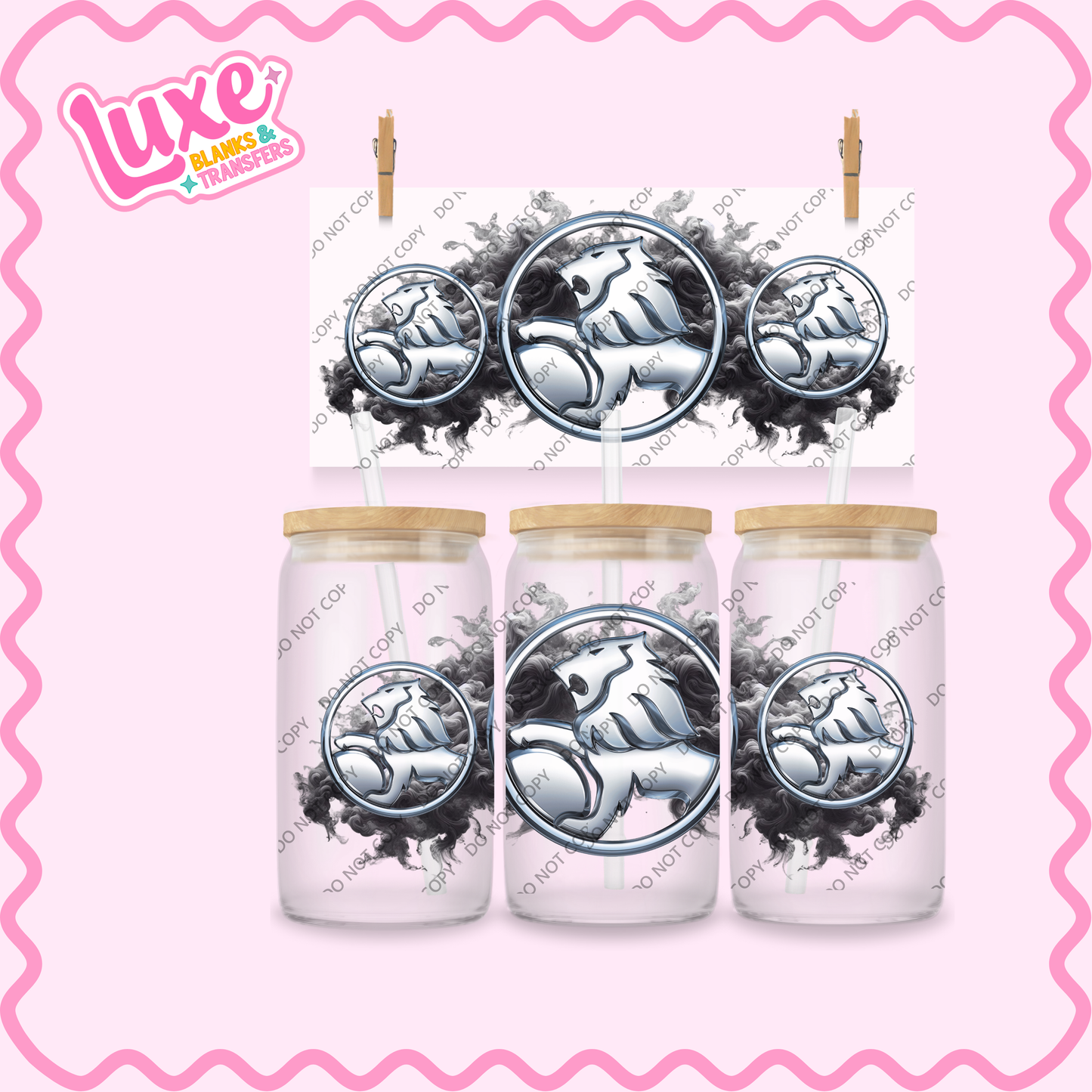 16oz UV DTF Wrap | Holden Smoke | #2168