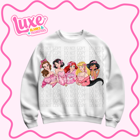 DTF Heat Transfer | Princesses Pink | #803