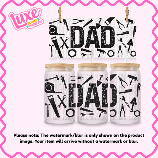 16oz UV DTF Wrap | Dad | #3916