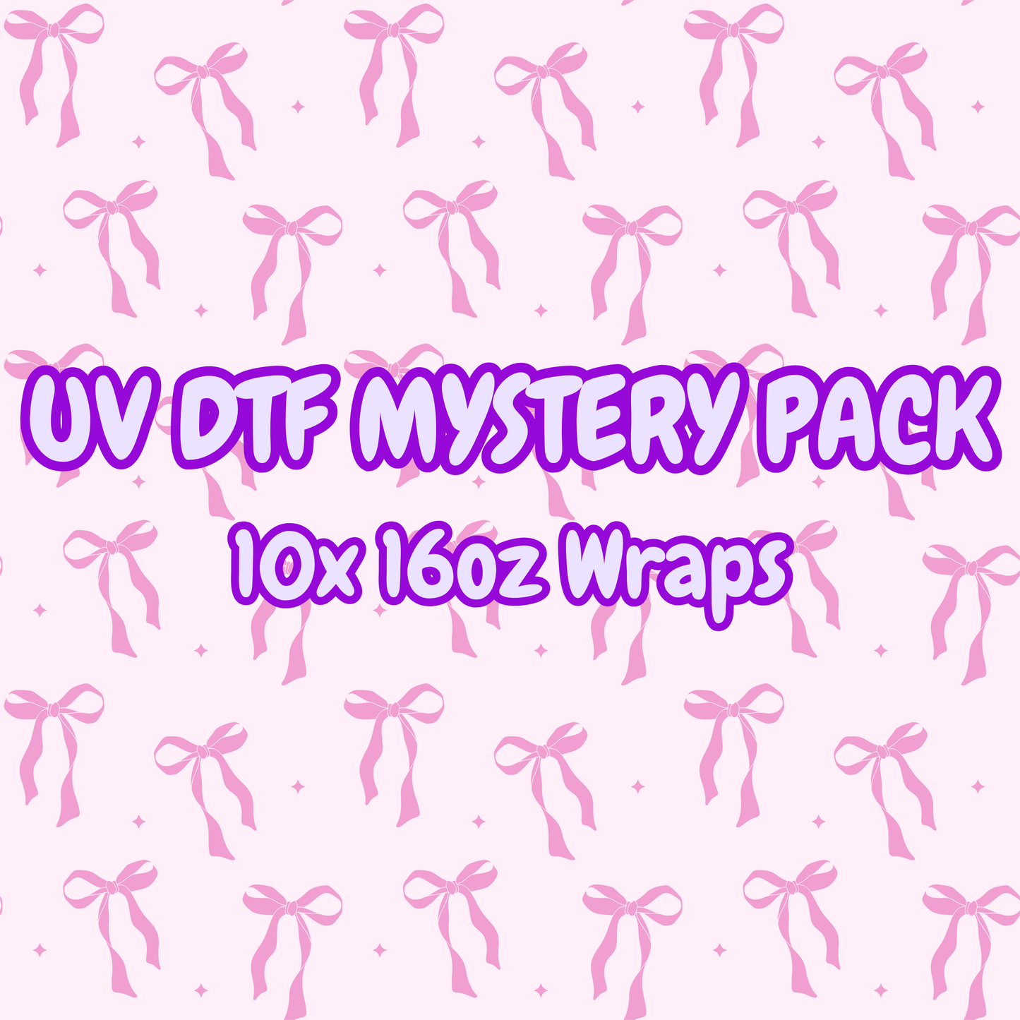 10x UV DTF Mystery Pack